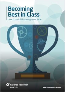 Best in class < Expense Reduction Analysts